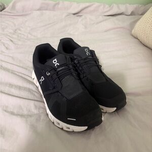 On Running Women’s Black and White Athletic Shoes